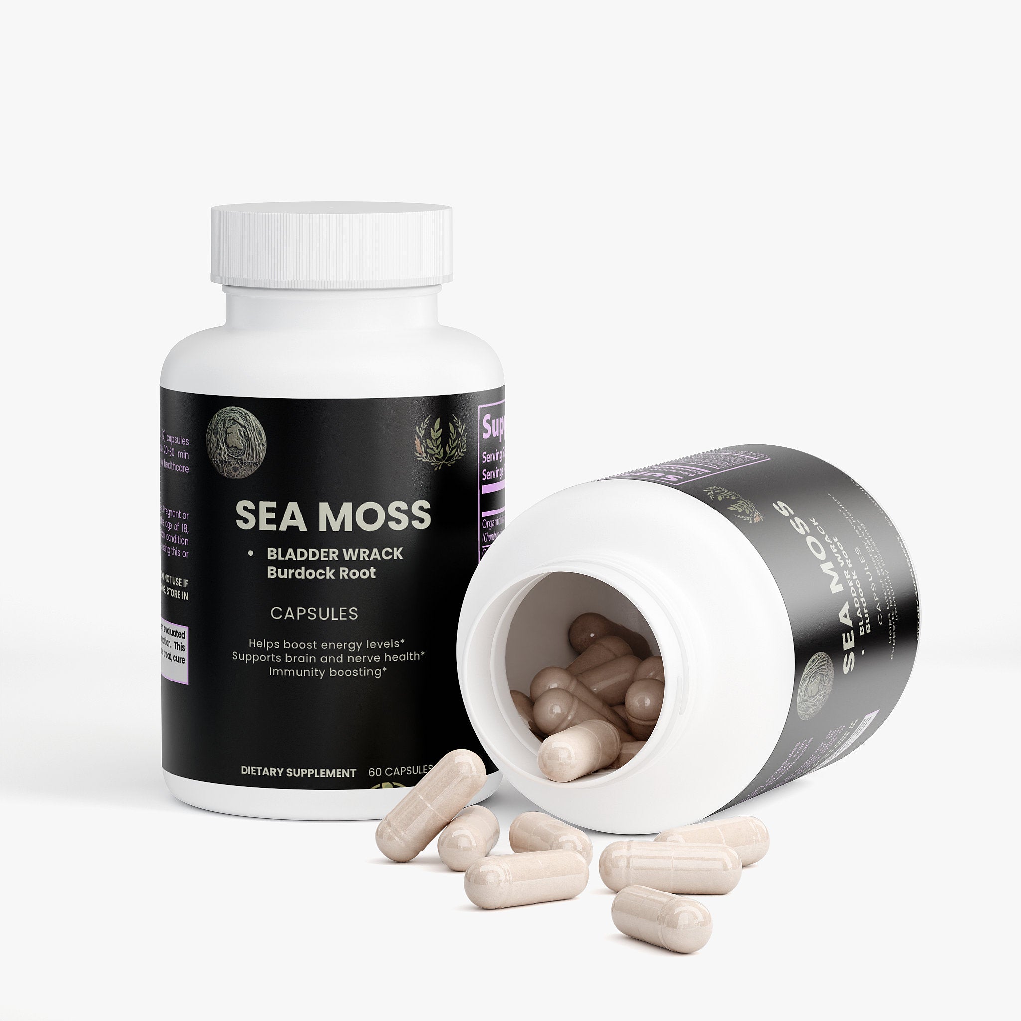Organic Wildcrafted Irish Sea Moss – Raw Caribbean Superfood – Immune Support & 92 Minerals