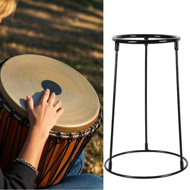 Drum Holder Stand Carbon Steel Adjustable Drum Floor Stand Black Percussion Rack Musical Instrument Supplies for Adults