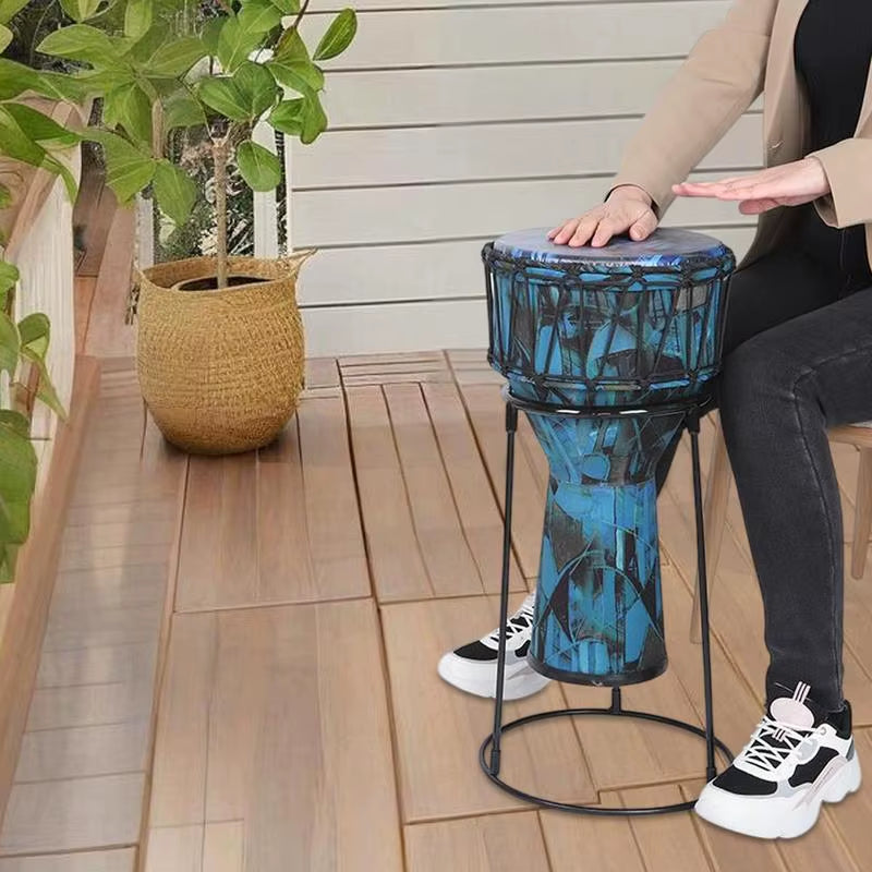 Drum Holder Stand Carbon Steel Adjustable Drum Floor Stand Black Percussion Rack Musical Instrument Supplies for Adults