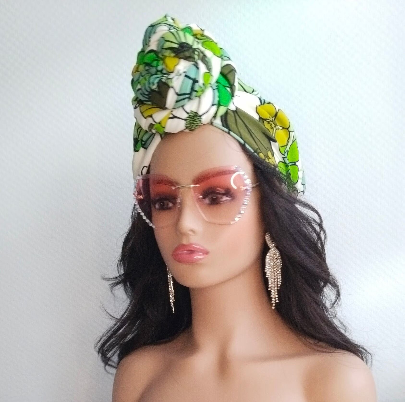 African Fabric Headwrap, African Fabric Neck Warmer, African Head Wrap, Ankara Fabric Earrings, African Fabric Accessories, African Fashion