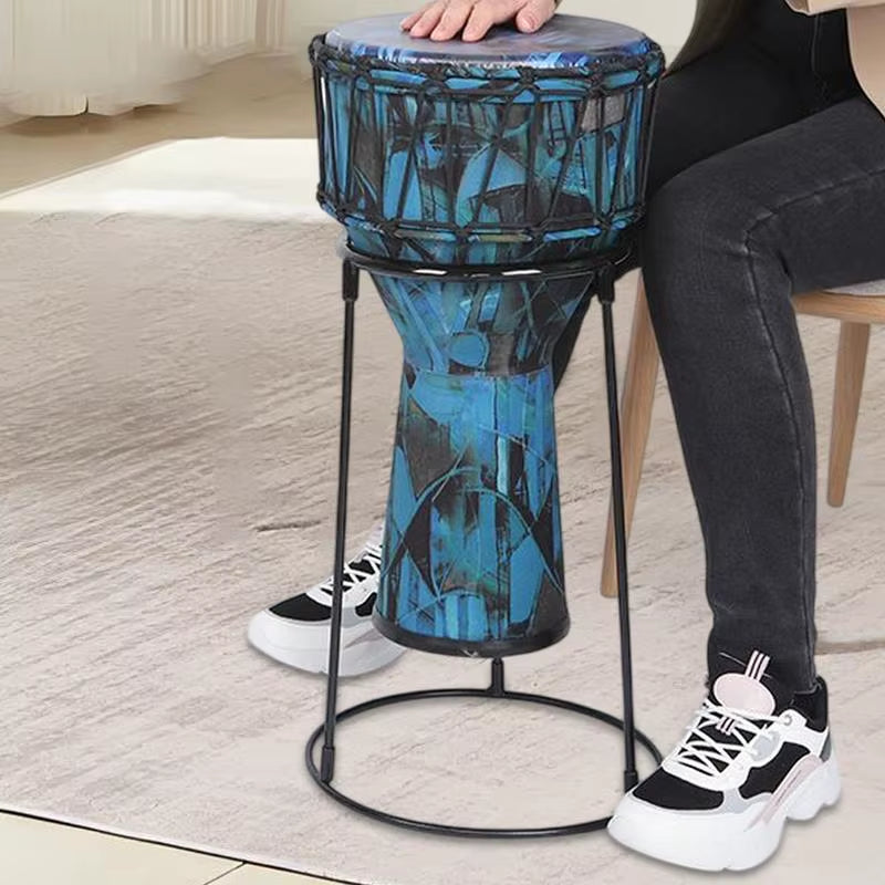 Drum Holder Stand Carbon Steel Adjustable Drum Floor Stand Black Percussion Rack Musical Instrument Supplies for Adults