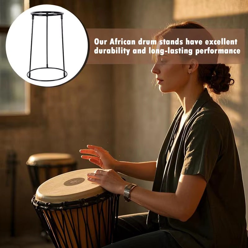 Drum Holder Stand Carbon Steel Adjustable Drum Floor Stand Black Percussion Rack Musical Instrument Supplies for Adults